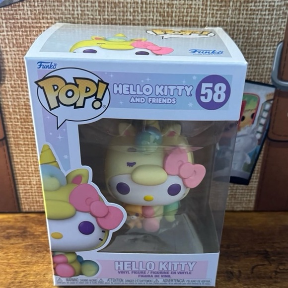 Funko Hello Kitty Unicorn Figure with Pink and Yellow Accents - Picture 1 of 5